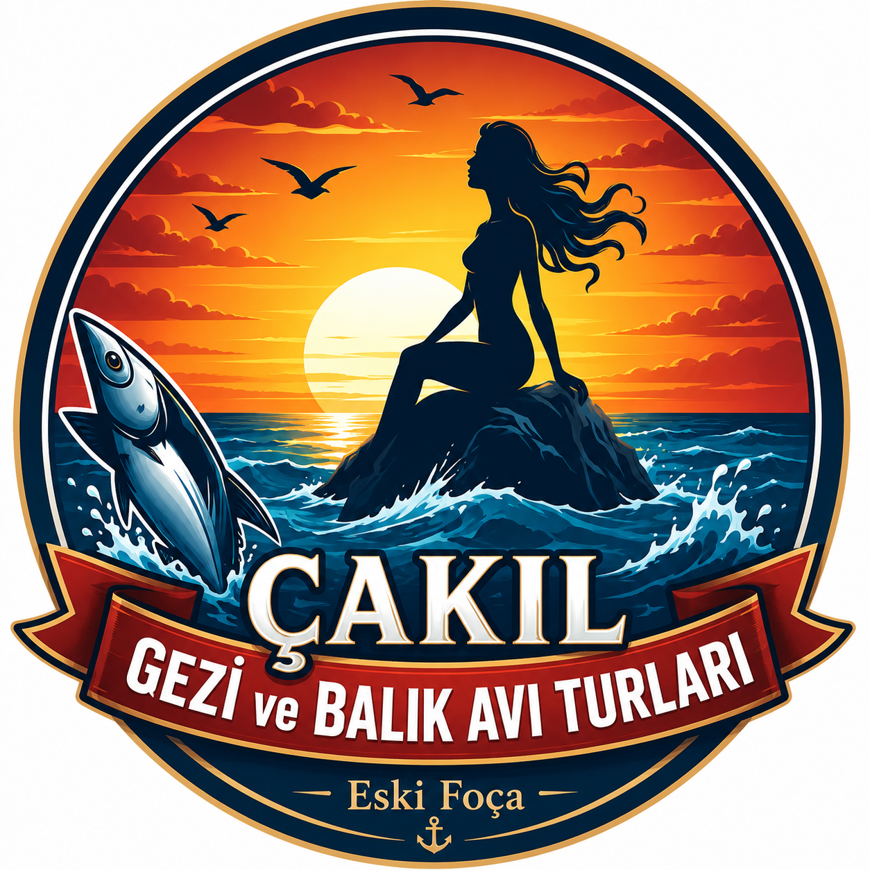 Cakil boat and fishing tour logo