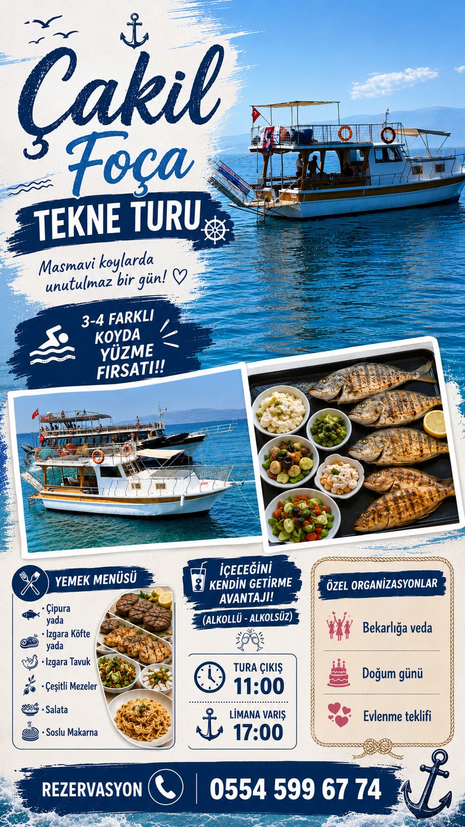 Cakil Eski Foca Boat Tour brochure